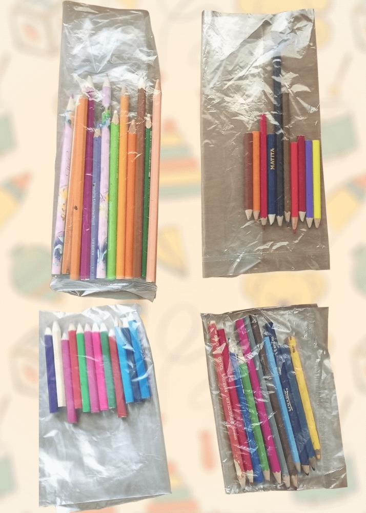 Bring out your childs creativity with this wooden coloring pencils set! These preloved pencils are perfect for little artists who love to color and draw. The set includes a variety of vibrant colors, making it easy for kids to express their imagination. 

The pencils are in good condition with no missing pieces. Let your child explore their artistic side with this classic toy.