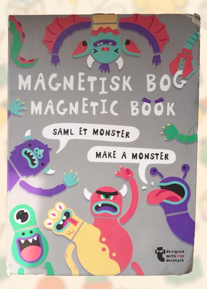 Unleash your creativity with this vintage magnetic book! Perfect for imaginative play, this interactive toy allows you to design and build your own unique monster. With a variety of colorful magnetic pieces, the possibilities are endless.

This preloved magnetic book is in excellent condition and includes all original pieces. Its a great gift for kids of all ages who love to play and explore.

Dont miss out on this fun and educational toy!