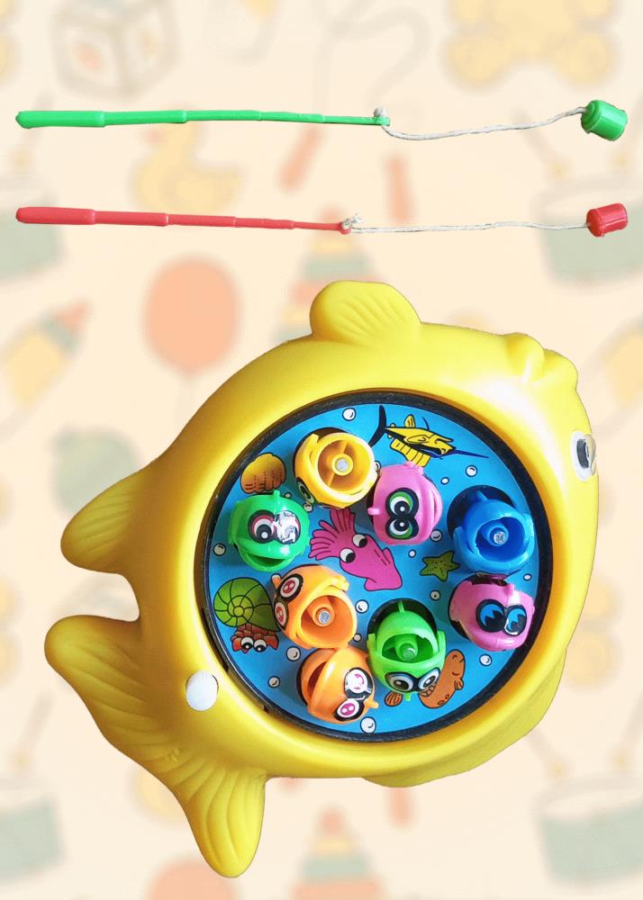 Bring the fun of fishing indoors with this vintage magnetic fishing game!

This classic toy is perfect for kids of all ages. The colorful fish spin and bob in the water, making it easy for little ones to catch them with the magnetic fishing rods. The game is complete and in excellent condition, so you can enjoy hours of fun together.

It is also a great way to teach them about colors, animals, and counting.

Dont miss out on this fantastic preloved toy! Order now and start the fun!